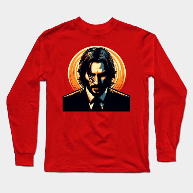 John Wick 5 Long Sleeve T-Shirt by dolanjaran